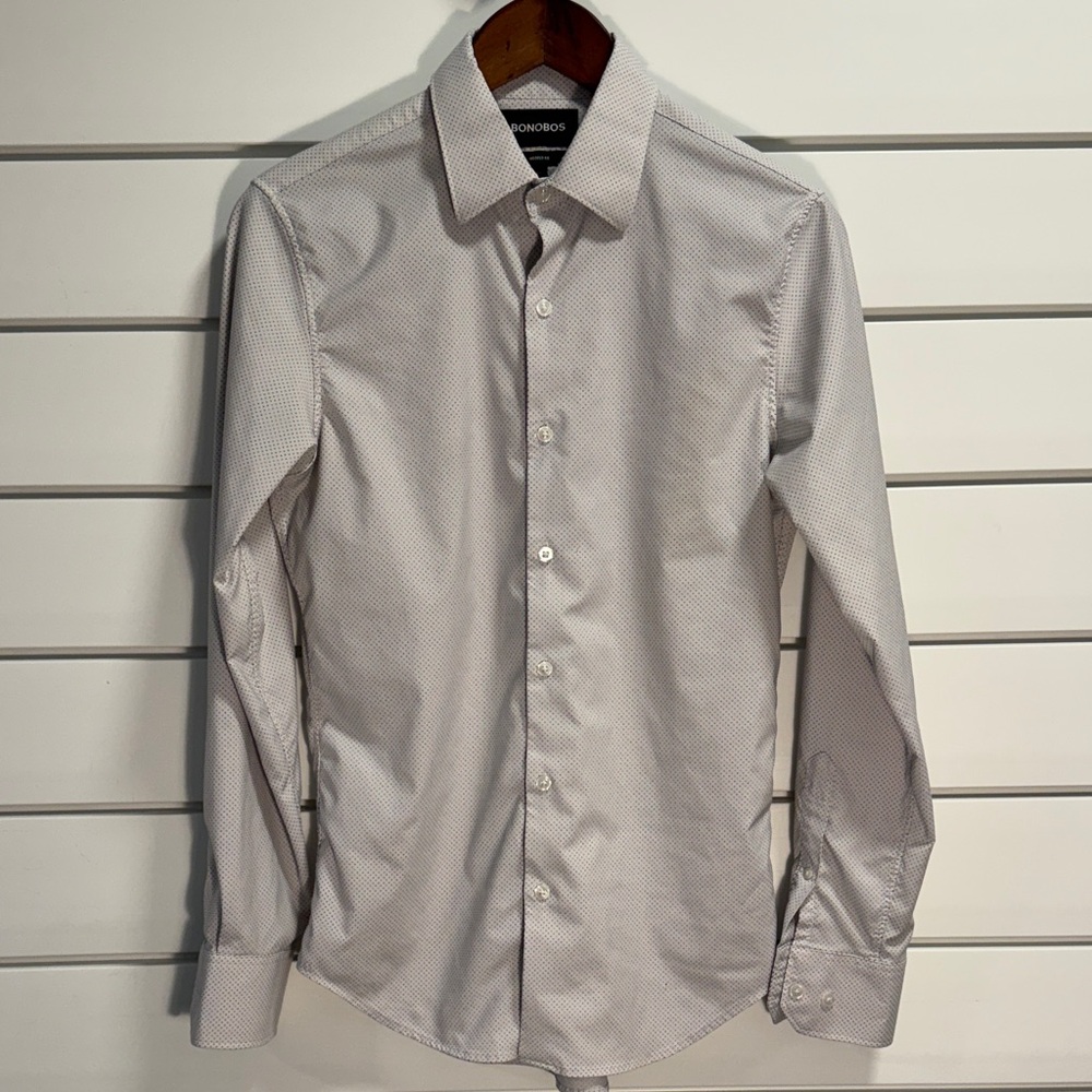 Bonobos Light Gray Dress Shirt